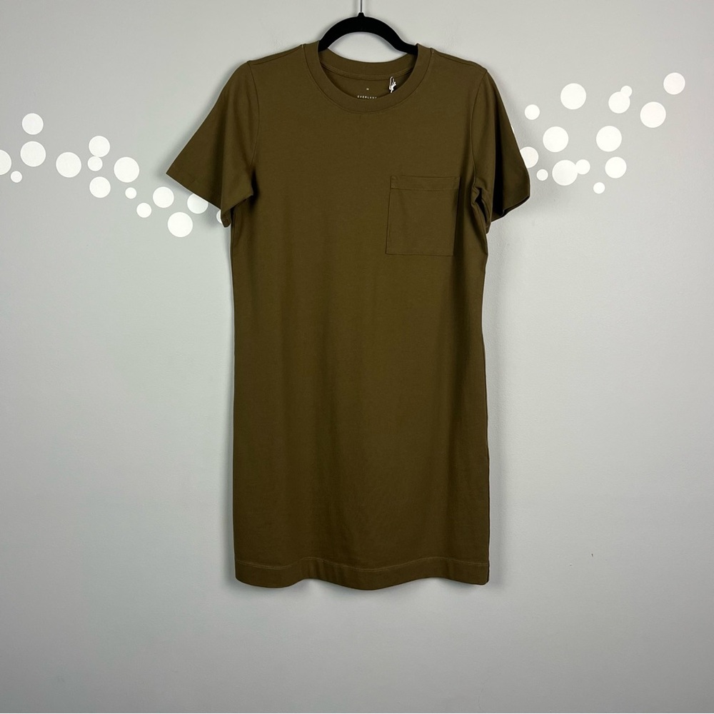 Everlane Tee Dress Organic Cotton Short Sleeve Casual Size XS NWT